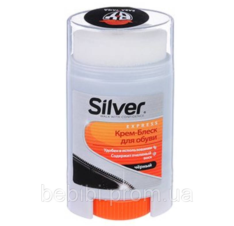 Купить Крем-блеск для обуви Silver Comfort чёрный карандаш., цена 35 ...