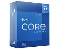 Процесор Intel Core i7 (LGA1700) i7-12700KF, Box, 12x3.6 GHz (Turbo Boost 5.0 GHz, 20 потоків), L3 25Mb Smart