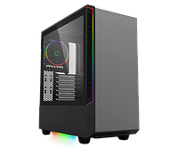 Корпус GameMax Panda BK Black, без БЖ, Mid Tower, EATX/ATX/Micro ATX/Mini ITX, 2xUSB 3.1, 1x120 мм,