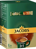 Кофейный напиток Jacobs 3в1 Caramel 15 г х 24 шт.