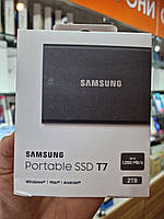 SSD накопитель Samsung T7 2 TB Titan Gray (MU-PC2T0T/WW)