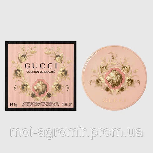 Кушон, тональний крем Gucci cushion de beaute (01) SPF 22 Оригінал