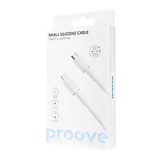 Кабель Proove Small Silicone Type-C to Lightning 20W (1m) white, фото 5