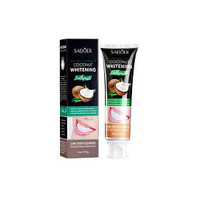 Вибілювальна зубна паста з екстрактом кокоса SADOER Coconut Whitening (100 г)