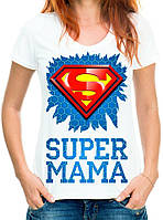 Футболка жіноча з принтом "Super мама"