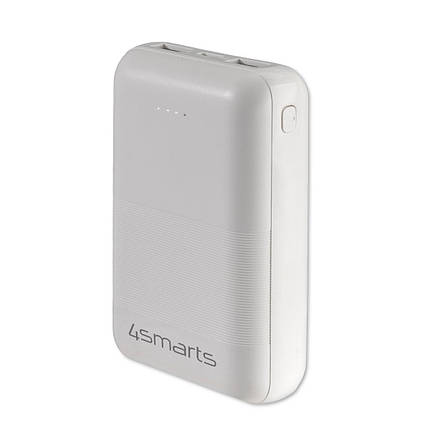 УМБ 4smarts VoltHub Go2 10000mAh 2USB 1Type-C White, фото 2