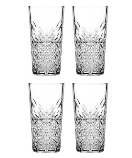 Набір склянок високих Pasabahce Timeless 4 штуки 470 мл скло (520055), фото 1