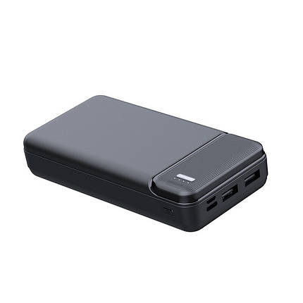 УМБ Luxe Cube 20000mAh 2USB 1Type-C 1MicroUSB (4820201022221) Black, фото 2