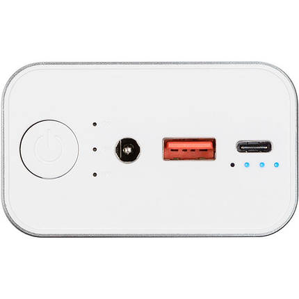 УМБ PowerPlant 30000mAh PD 76W QC 3.0 1USB 1Type-C DC 12-19V Silver (PB930548), фото 3