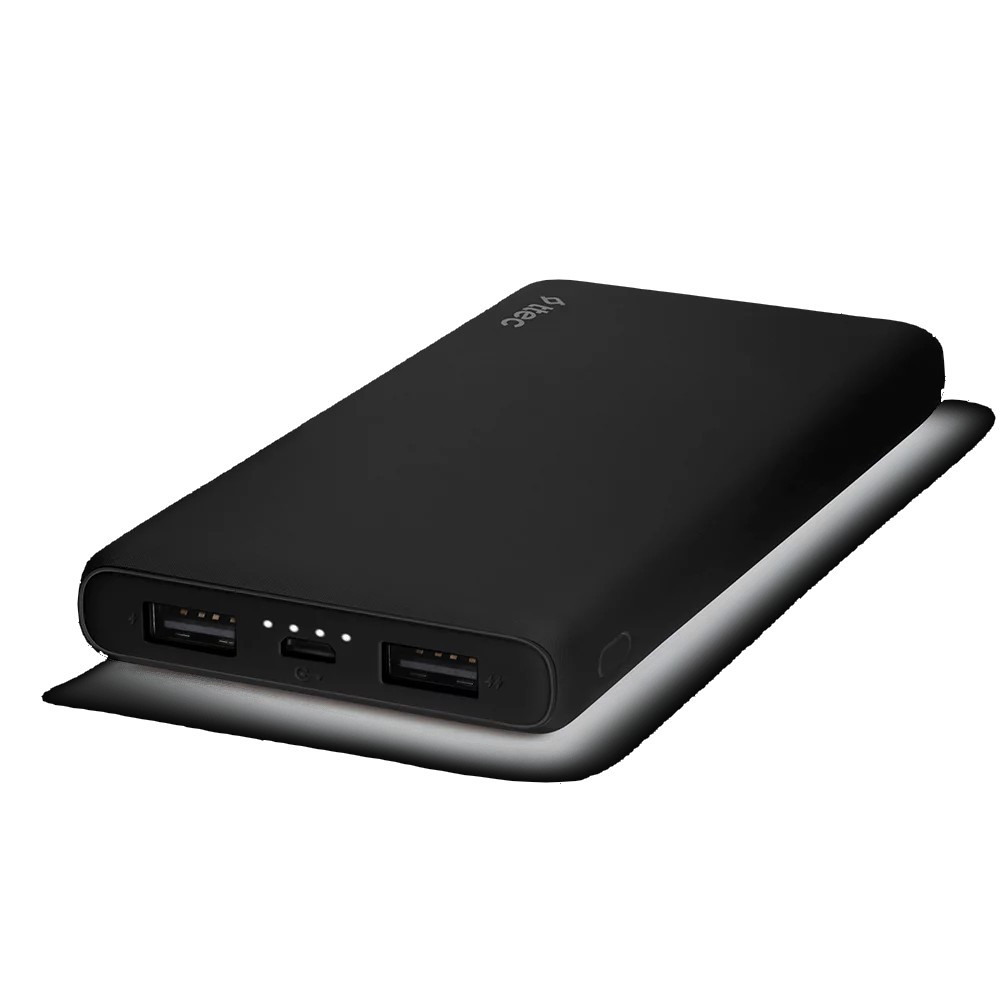 УМБ Ttec 10000mAh PowerSlim S 2USB 1Type-C 20W Black (2BB135S)