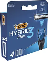 Сменные кассеты BIC Flex 3 Hybrid (4шт.)