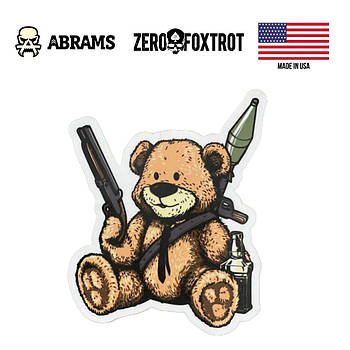 Стікер Zero Foxtrot Teddy Sticker