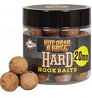 Бойлы насадочные Dynamite Baits Hot Crab & Krill Hard Hookbaits 20 mm