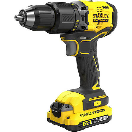 Дриль-шурупокрут ударний безщітковий акумуляторний STANLEY FATMAX SFMCD715D2K, фото 1
