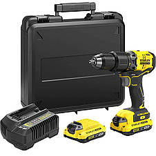 Дриль-шурупокрут ударний безщітковий акумуляторний STANLEY FATMAX SFMCD715D2K, фото 4