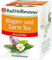 Чай лечебный желудочно-кишечный Bad Heilbrunner (8 пакетиков), 14 г (Германия)