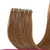 Волосся на Лентах з іммітацією Зрісту Волосся 55-60 см 100 грамів, Шоколад No04, фото 2