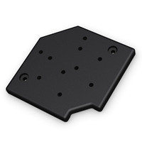 Панель W9980. Настановна для кріплення роликів серії W0985 і W0990, на пластикові кофри. Підвищеної
