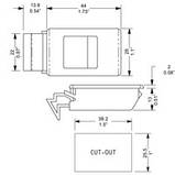 Замок, засувка R1291d-Lock, запасна частина для шухляд R129.., фото 2