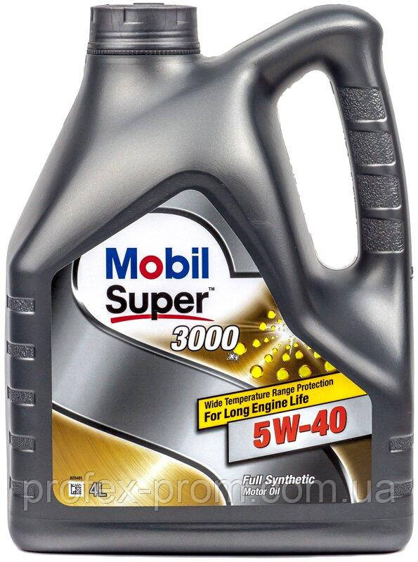 Олива моторна Mobil Super 3000 X1 5W-40, 4л (шт.)