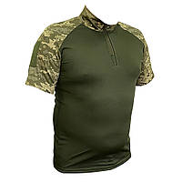 Мужская тактическая рубашка-поло убакс с коротким рукавом Newt Polo Tactic Ubacs хаки NE-POLU-023