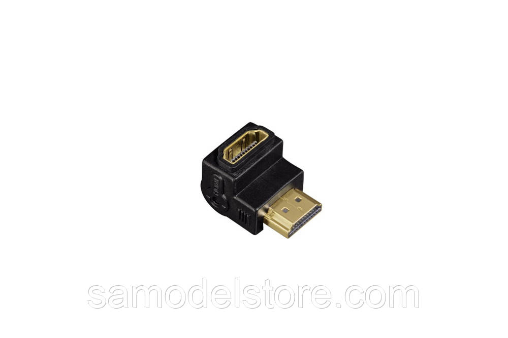 Перехідник шт. HDMI - гн. HDMI кутовий