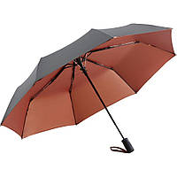 Зонт складной Fare 5529 Серо-бордовый (1143)