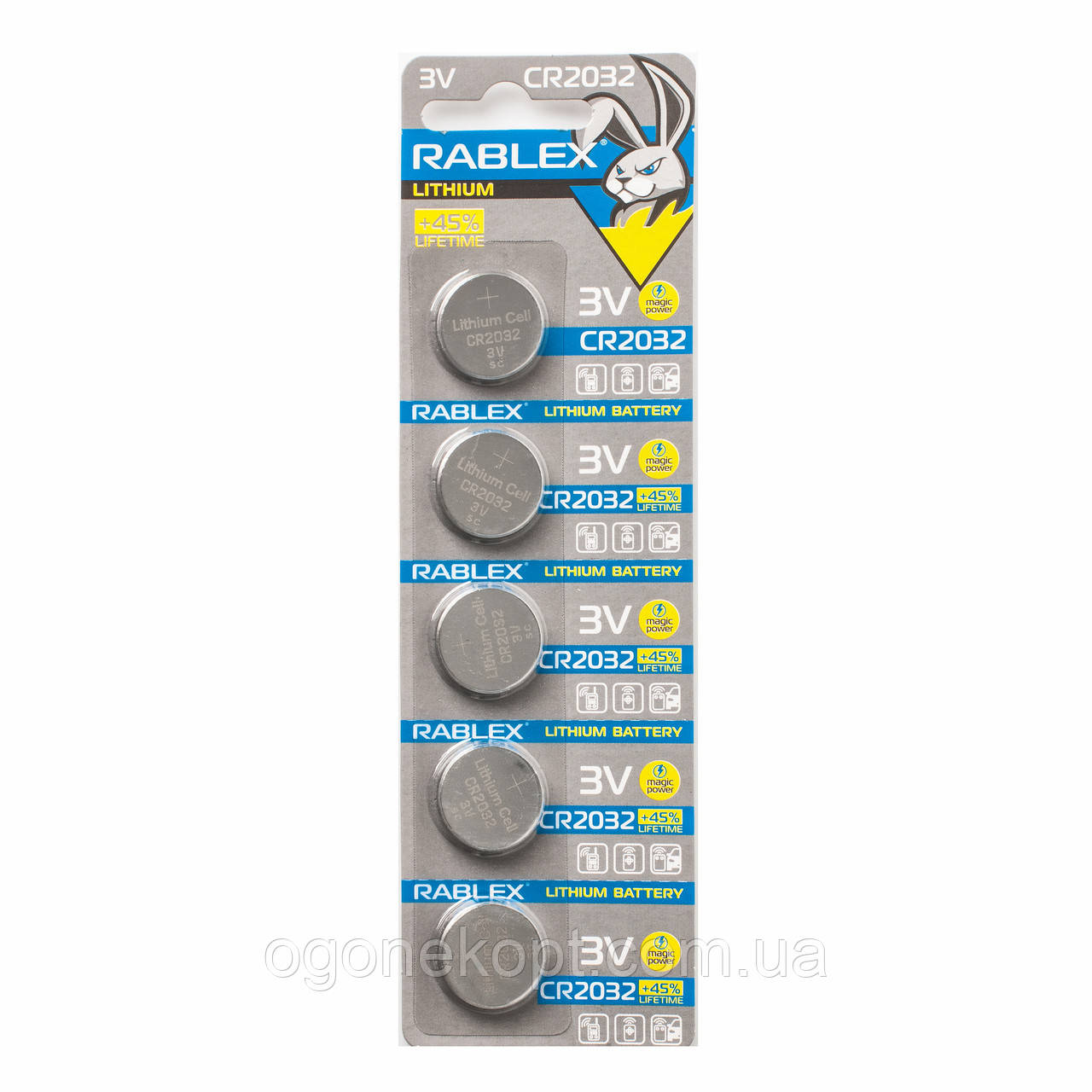 Батарейки RABLEX CR2032 LITHIUM 3V