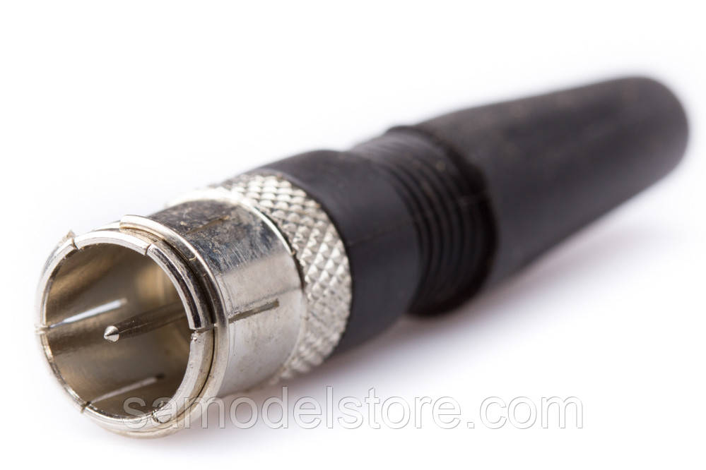 Штекер F швидкий, пластик, фото 1