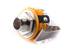 Гніздо 6,3 стереомонтажне метал