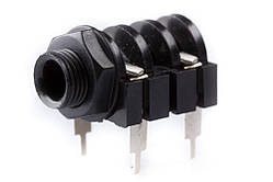 Гніздо 6,3 мм мономонтажне, пластик