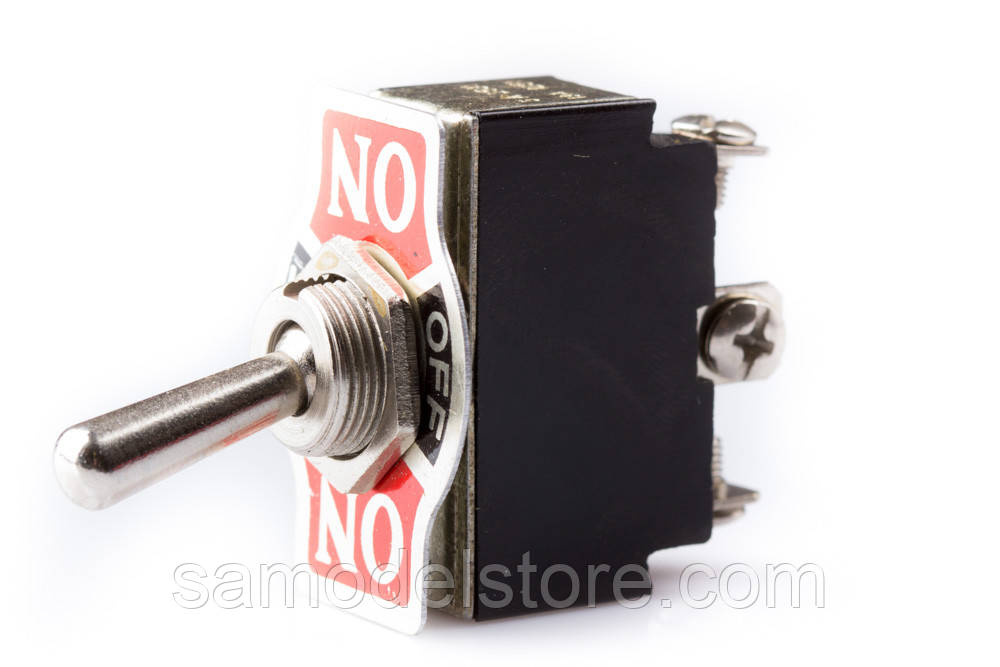 Тумблер 3 контакти, 3 положення (ON-OFF-ON), фото 1