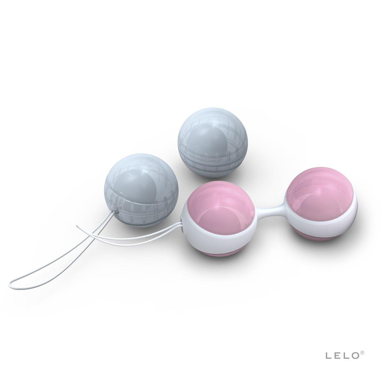 Набір вагінальних кульок LELO Beads Mini, діаметр 2,9 см, змінюючи навантаження, 2х28 і 2х37 г, фото 1