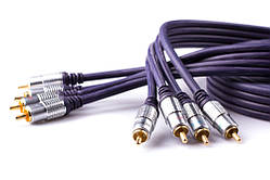 Шнур 4 RCA — 4 RCA в блістері, 1,2 м.