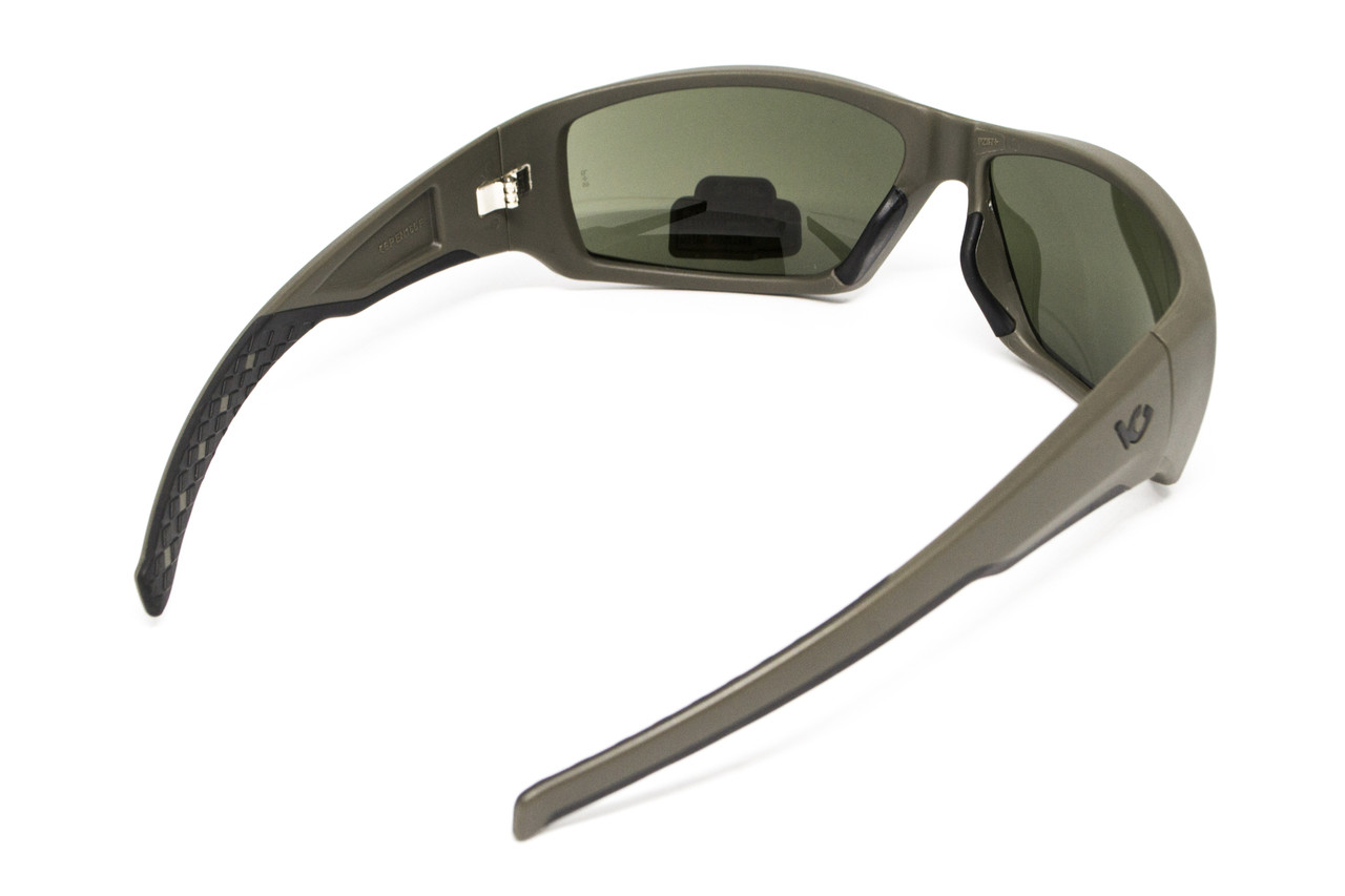 Защитные очки Venture Gear Tactical OverWatch Green (forest gray) Anti-Fog, чёрно-зелёные в зелёной оправе - фото 2 - id-p1757984480