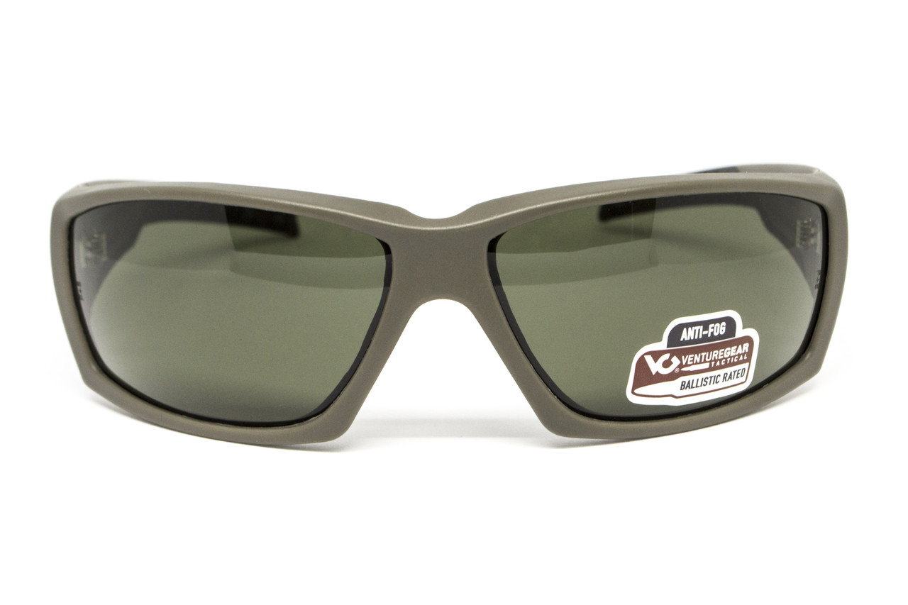 Защитные очки Venture Gear Tactical OverWatch Green (forest gray) Anti-Fog, чёрно-зелёные в зелёной оправе - фото 6 - id-p1757984480