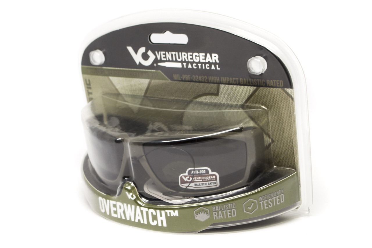 Защитные очки Venture Gear Tactical OverWatch Green (forest gray) Anti-Fog, чёрно-зелёные в зелёной оправе - фото 9 - id-p1757984480