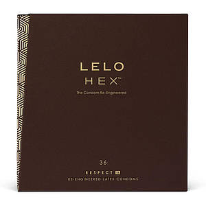 Презервативи LELO HEX Condoms Respect XL 36 Pack