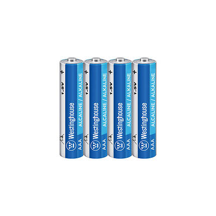 Лужна батарейка Westinghouse Standard Alkaline AAA/LR03 4 шт./пач./пач.shrink, фото 1