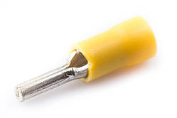 Клемa трубчаста жовта (100 шт.)