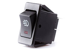 Вимикач 4 контакти (ON-OFF) протитуманка, чорний