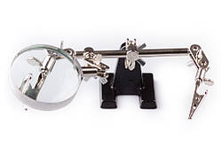 Лупа "робот" 65 мм. з крокодилами