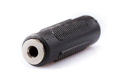 Перехідник гн. 3,5 стерео-гн. 3,5 стереопластик