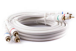 Шнур 3 RCA — 3 RCA 1,5 м. золотий, дорогий