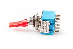 Тумблер 6 контактів, 2 положення (ON-ON)