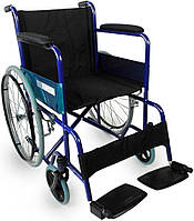 Faltbarer Rollstuhl Складная инвалидная коляска Mobiclinic, сталь, синяя, ширина сиденья: 46 см, модель A