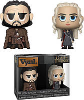 Джон Сноу + Дейенерис Таргариен: Funko Vynl. Комплект виниловых фигурок с 1 совместимой коллекционной кар