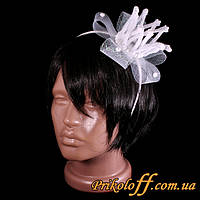 Корона на обручі, біла