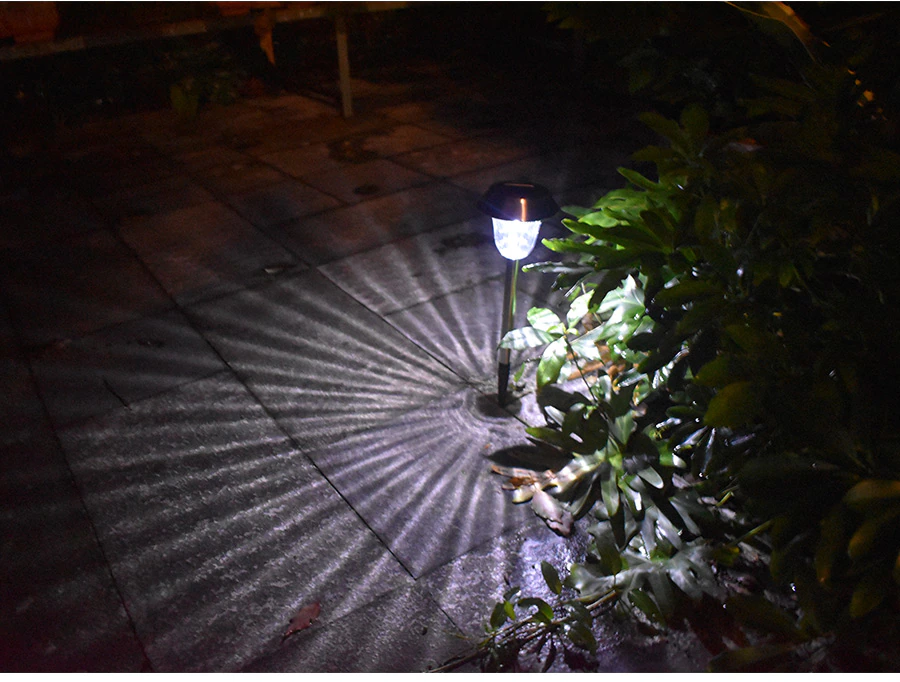 Садовий ліхтар на сонячній батареї LED 28,5 см. з авто вкл/викл. (СФ-09)