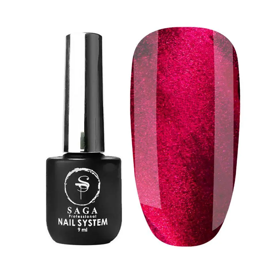 Гель-лак Saga Cat Shine Cherry 9 мл.